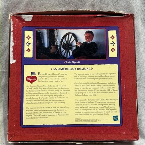 🔴2/$20🔴Charles Wysocki Fairhaven In The Fall Jigsaw Puzzle 1000 Pcs 1999 MB - Picture 2 of 5